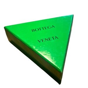 Bottega Veneta Empty Storage Jewelry Gift Box Triangle Shape 6.25"